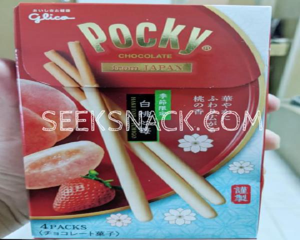 Pocky Biscuit Sticks - White Peach & Strawberry