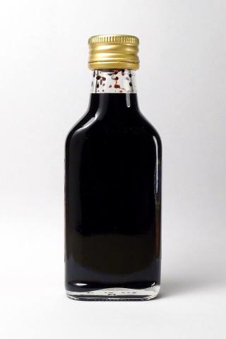 Liquid caramel colour, a near-black brown syrup