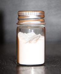 A sample of silicon dioxide (silica) powder