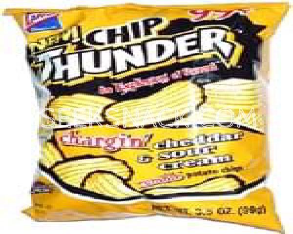 Chip Thunder Chargin' Cheddar & Sour Cream Rumble Potato Chips