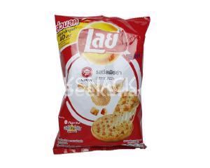 Lay's Rock Ridged Potato Chip Cheese Pizza Flavor