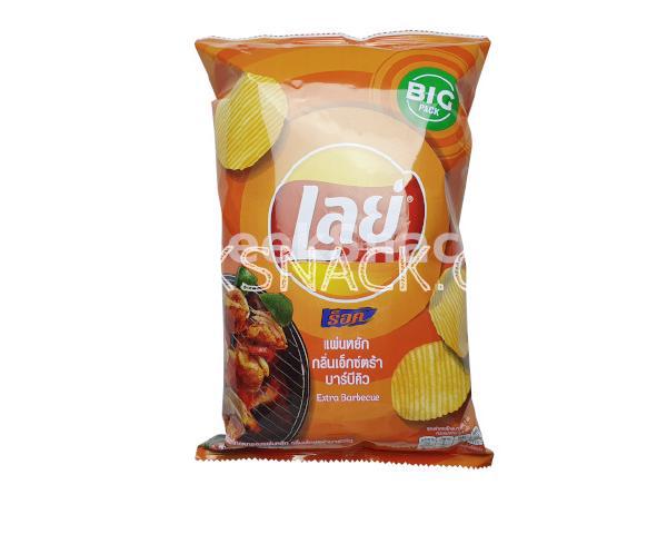 Lay's Rock Ridged Potato Chip Extra Barbecue Flavor