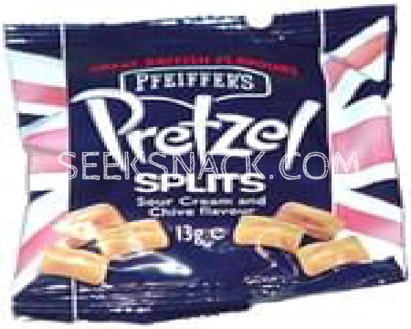 Pfeiffer's Sour Cream and Chive Flavour Pretzel Splits