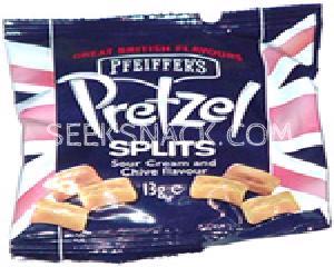 Pfeiffer's Sour Cream and Chive Flavour Pretzel Splits